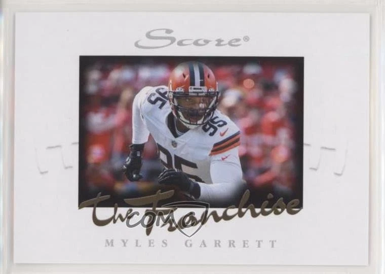 2021 Panini Instant NFL Score The Franchise /1966 Myles Garrett #F8 - Image 1 of 2