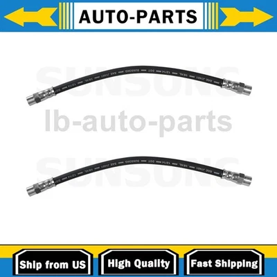 Front Brake Hose Line 2x For 1985 1986 1987 1988 BMW 735i 3.5L - Image 1 of 4