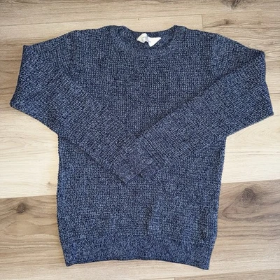 Suéter H&M Niños Unisex Azul Talla 8/10 Manga Larga Cuello Redondo Mezcla de Algodón Foto 1 de 4