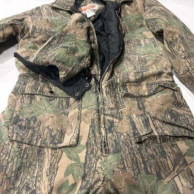 Winchester VTG Insulated Coverall Camo Hunting Outdoors Workwear Jumpsuit XL - Image 1 of 4
