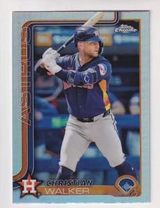 2025 Topps Chrome REFRACTOR #279 CHRISTIAN WALKER Houston Astros - Picture 1 of 2