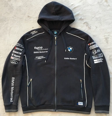 Tyco BMW Motorrad Motorsport TAS Racing mens Zip Sweater Hoodie Jacket size M - Image 1 of 4
