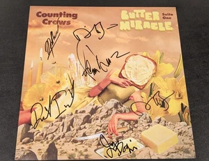 COUNTING CROWS signed autographed "BUTTER MIRACLE" RECORD LP BECKETT LOA (BAS) - Picture 1 of 11