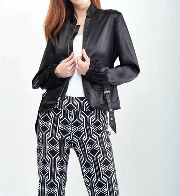 Chaqueta de cuero vegana Insight talla 10 Foto 1 de 2