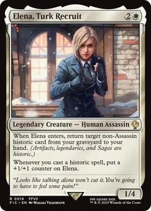 Elena Turk Recruit 0018 MTG Commander FINAL FANTASY Rare NP - Picture 1 of 1