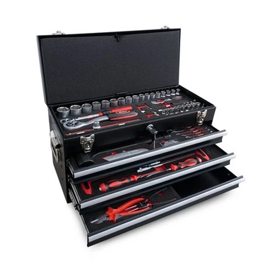 Weber Werkzeugkiste gefüllt 104-teilig Werkzeugkasten Werkzeugkoffer Werkzeug - Bild 1 von 4