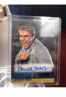 Tarjeta de autógrafo 2004 cotizable Star Trek Tos Bruce Mars As Finnegan A86 Foto 1 de 2