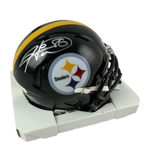 Von Hines Ward Pittsburgh Steelers signierter Mini Football Helm JSA COA - Bild 1 von 2