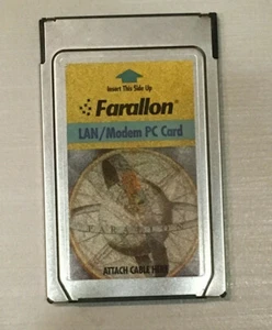 Farallon LAN/Modem PC card untested/for parts - Picture 1 of 3
