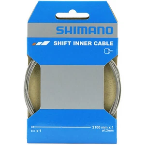 Cable de cambio Shimano cable interior incl. tapa final 1,2 mm x 2100 mm galvanizado completo - Imagen 1 de 1