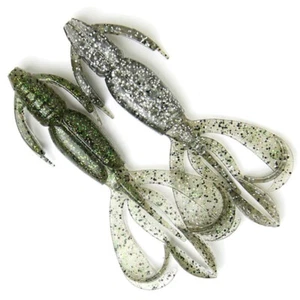 #460 KEITECH CRAZY FLAPPER Jig Trailer Texas Rig Squid Aroma Scent Soft Lure - Picture 1 of 3