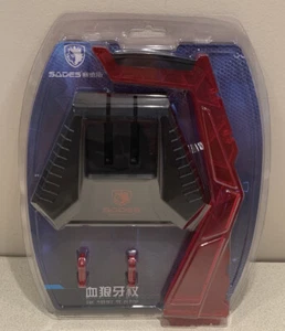 Sades Staff of Blood Red Gaming Headset Earphone Stand Holder Display.  NEW - Picture 1 of 5
