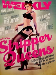 Las Vegas Weekly Magazine STRIPPER  QUEENS September 2014 NEW - Picture 1 of 3