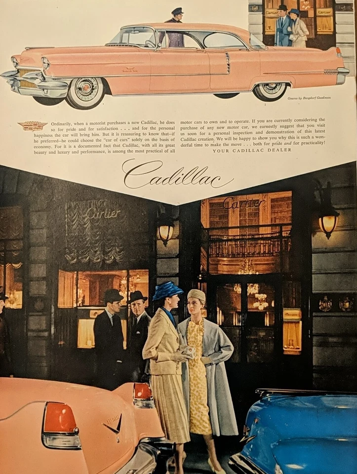 1956 Vintage Rosa Luxo Hardtop Sedan, Feminino Exterior Hotel de Luxo - Imagem 1 de 1