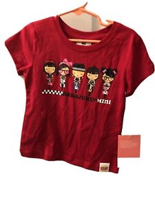 Harajuku Mini Gwen Stefani Target Red T Shirt  Girls X/S 4/5 New NWT