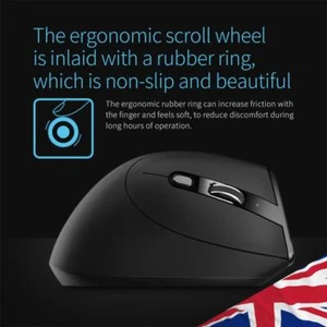 ZELOTES Wireless Mice 6 Buttons F-36A Optical Vertical Mouse 2400 DPI Adjustable - Picture 1 of 12