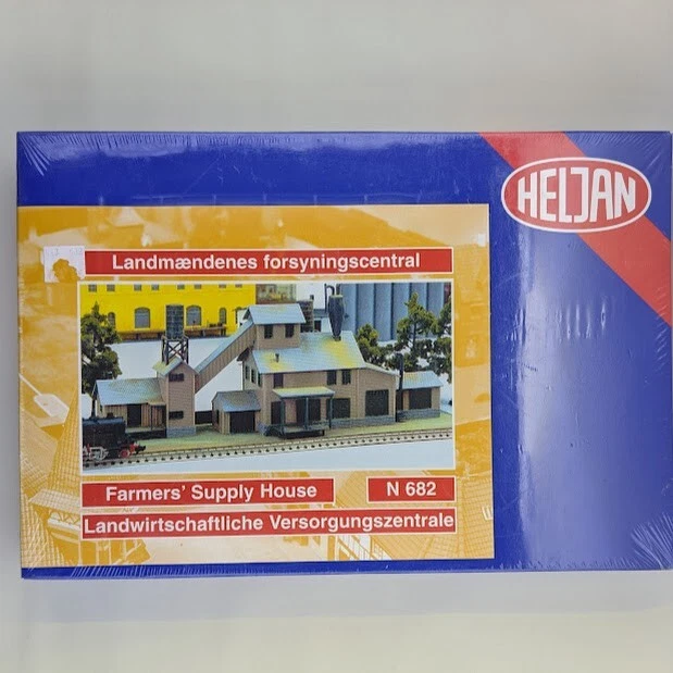 Heljan Con-Cor N Scale Farmers Supply House Model Kit 682 - Image 1 of 1