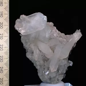 Zeolite Stilbite colorless crystal cluster natural mineral specimen 273ct - Picture 1 of 8