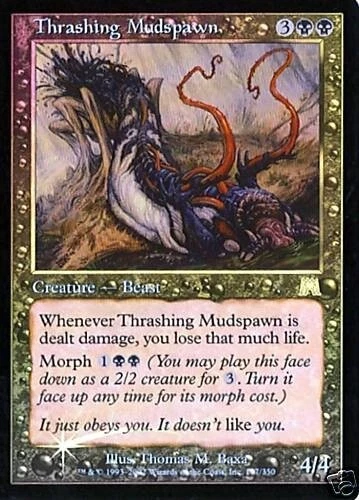 MTG - Onslaught - Thrashing Mudspawn - Foil - NM - Image 1 of 1