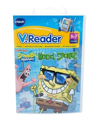 Spongebob Squarepants V.Reader Model Sponge Ages 5 To 7 Vtech - Image 1 of 4