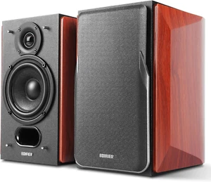 P17 Passive Bookshelf Speakers - 2-Way Speakers with Built-In Wall-Mount Bracket - Picture 1 of 12
