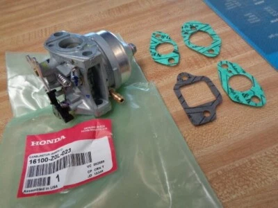 16100-Z0L-023 GENUINE  HONDA GCV160, 190 PUSH PULL CHOKE CARBURETOR WITH GASKETS - Image 1 of 4