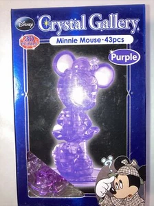 Disney Minnie Mouse Púrpura 3D Puzzle 43 Piezas Hanayama GALERÍA DE CRISTAL SELLADO - Imagen 1 de 12