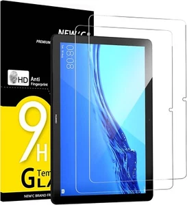 NEUF'C Pack de 2 protections d'écran pour Huawei MediaPad T5 10,1 pouces verre trempé - Photo 1/4
