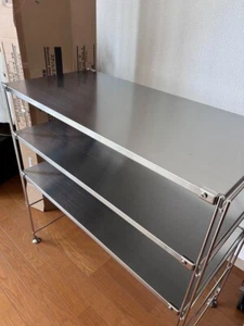 MUJI Estante Unidad Acero Inoxidable Pequeño Ancho 86x41x83 cm Nuevo Calidad Japón - Imagen 1 de 10