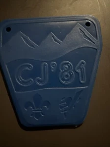 1981 Canada Scout Jamboree CJ'81 Plastic Blue Boy Scouts - Picture 1 of 4