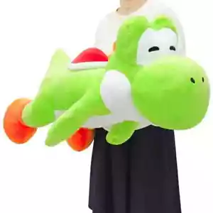 USJ Universal Studios Japan Super Nintendo World Yoshi Plush Cushion 37inch New - Picture 1 of 3