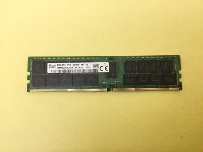 HYNIX 64GB(1X64GB) 2RX4 PC4-3200AA DDR4 ECC SERVER MEMORY HMAA8GR7AJR4N-XN - Image 1 of 4