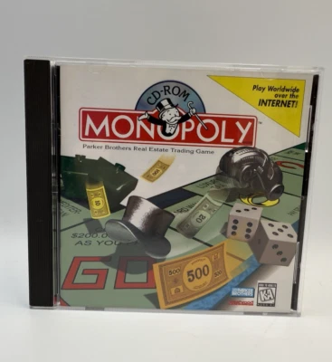 Hasbro Interactive MONOPOLY PC CD-ROM Computer Game for Windows - Image 1 of 4