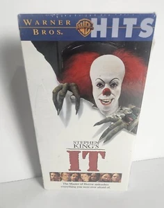 Stephen King's It VHS 1990, 1998 Release Classic Halloween Horror Movie NEW - Picture 1 of 9