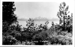 1940s RPPC Real Photo Postcard Lake Tahoe California CA Scenic View Unposted 29 - Picture 1 of 2