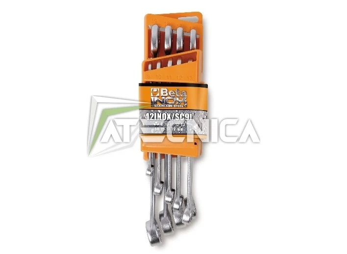 Serie 9 chiavi combinate acciaio inox Beta Tools 42INOX/SC9 inossidabile - Imagen 1 de 1
