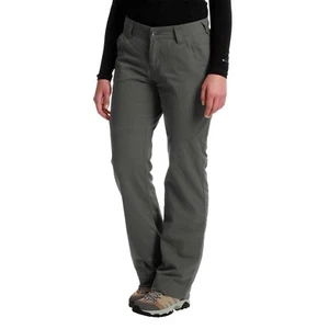 Marmot Womens Piper Flannel Lined Hiking Pants Gray Mid Rise Outdoor Active - Picture 1 of 10