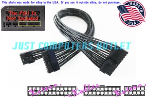 🔥 "Custom" Asus ROG Thor & Loki (20+4) Pin to (10+18) Pin MB Power Supply Cable - Picture 1 of 7