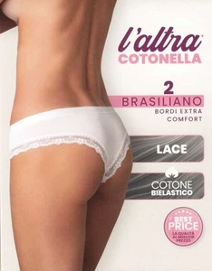 Gruppo 2 brasiliane donna con pizzo Cotonella GD289 - Imagen 1 de 3