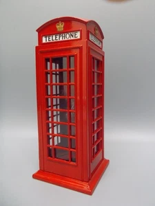 Piggy Bank " Royal London Telephone ", Phone Booth, Red. #K-467-01 - Picture 1 of 2