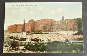 Postcard: Dana Warp Mills ~ Westbrook, Maine - Picture 1 of 2
