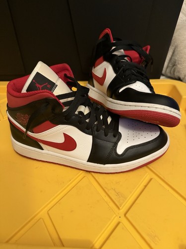 Taglia 10 5 Air Jordan 1 Mid Nero Palestra Rosso