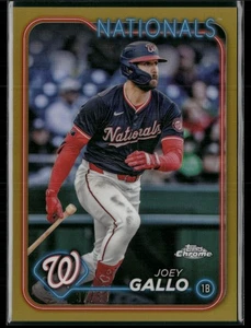 2024 Topps Chrome Update #USC7 Joey Gallo Gold Refractors #/50 - Picture 1 of 2