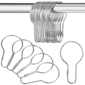 20 Stück Badezimmer Gardinenhaken Kürbisform Duschbügel Accessoires - Bild 1 von 10