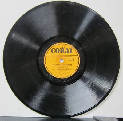Lawrence Welk - Shenandoah Waltz/Metro Polka - Coral - 78 RPM  1951 - Image 1 of 4