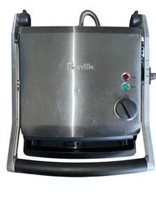 Breville Panini Grill BGR200XL Edelstahl Antihaft Sandwichpresse - Bild 1 von 8