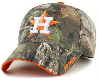 HOUSTON ASTROS HAT CAMO MLB BASEBALL TEAM LOGO LICENSED NEW CAP - Image 1 of 3