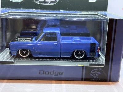 M2 Machines 1: 64 1976 道奇 Adventurer 150 定制蓝色 3D 轮交换定制 — 第 1/4 张图片