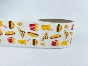 Vintage 1994 Fast Food Mrs.Grossman's Stickers Roll Scrapbooking Pizza Read! - Picture 1 of 8
