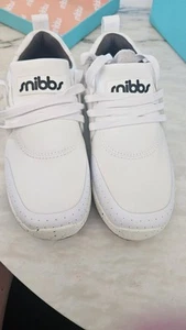 Snibbs Spacecloud Non-Slip Work Shoes Women's US Sz 7 Off White Sneakers - Picture 1 of 8
